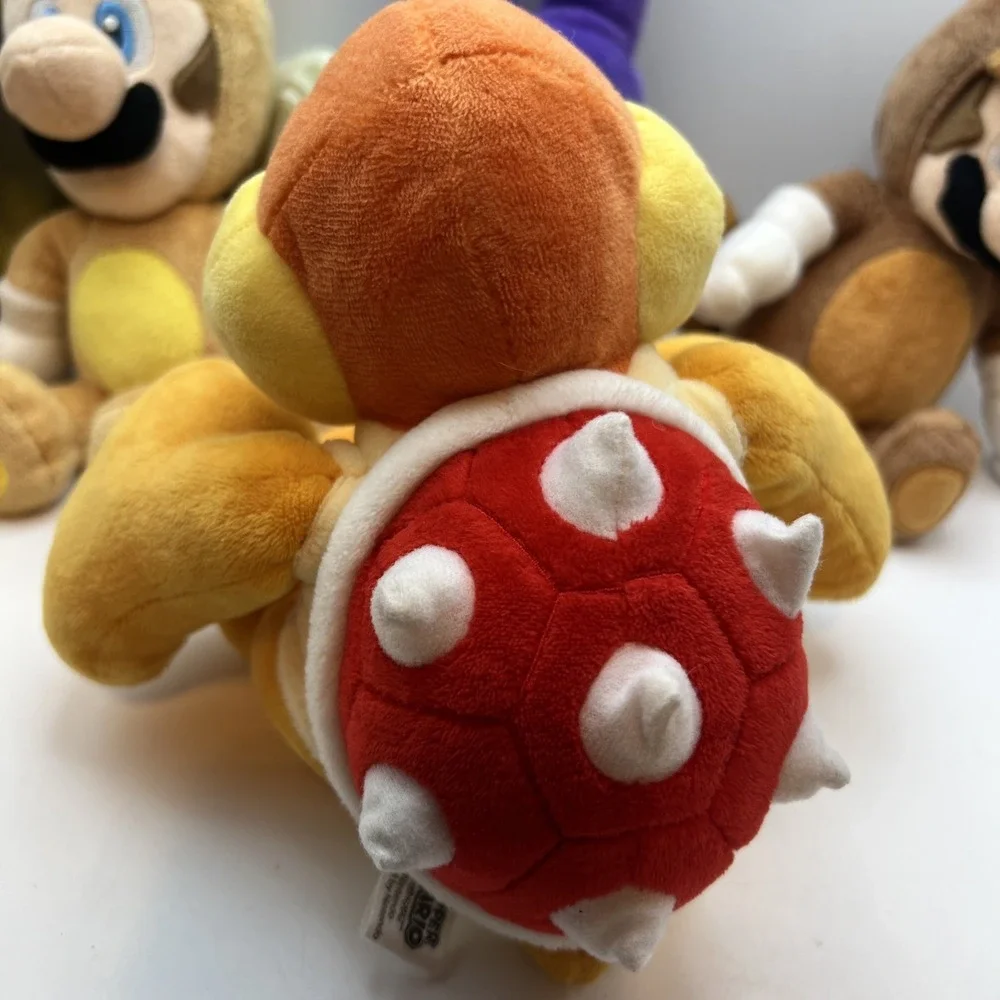 Super Mario Plush Lot of 6 Sanei Nintendo Boo Tanooki Cat Luigi Boom Boom Nabbit